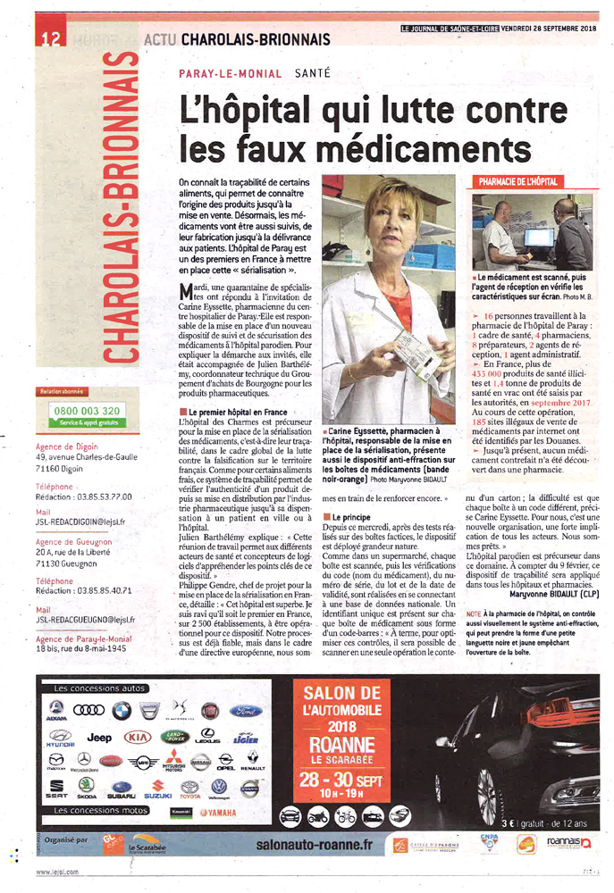 JSL - Lutte contre les faux médicaments