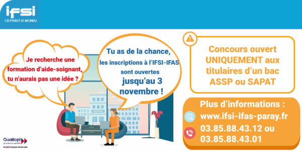 Inscriptions jusqu'au 3 novembre