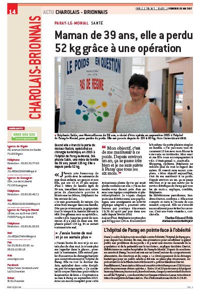 Article de presse - Bariatrie