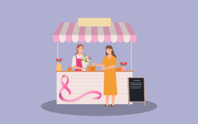 Octobre Rose : vente de brioches et de roses au CHPCB-Site de Paray-le-Monial